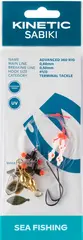 Kinetic Sabiki Advanced 360 #1/0 White/Red Dots