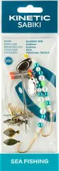 Kinetic Sabiki Scandic #1/0 Pearl/Blue