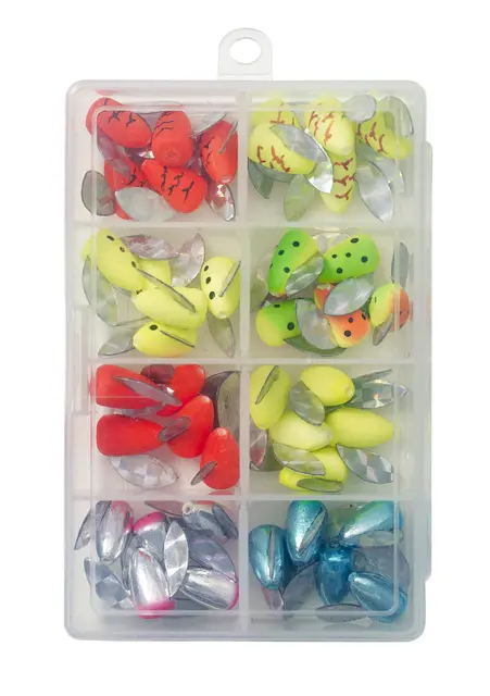 Kinetic Spin & Turn Kit M Flyteperler og spinnerblader, 40 stk 