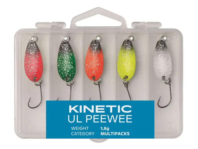 Kinetic UL PeeWee 5pcs 1,8g Sluksett 5pk 