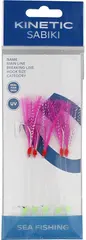 Kinetic Sabiki Nordic Mackerel #1/0 0.60mm 130cm Pink/Crystal Flash