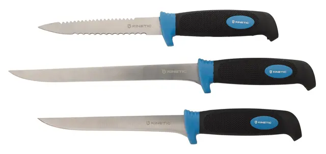 Kinetic SS Filleting Knife Set Knivsett for å ta vare på fangsten 