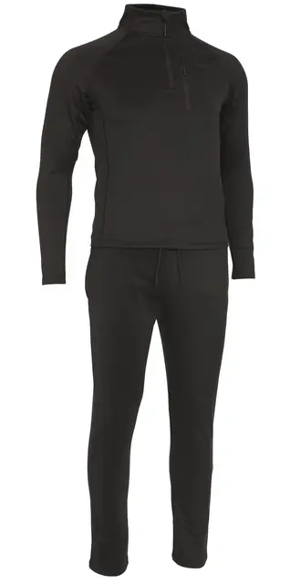 Kinetic Mid Layer Set Black S Allsidig og tykkere mellomlagssett 