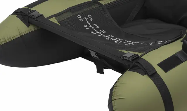 Kinetic Fish Hunter Belly Boat Pakke Pakke med båt, svømmeføtter og pumpe 