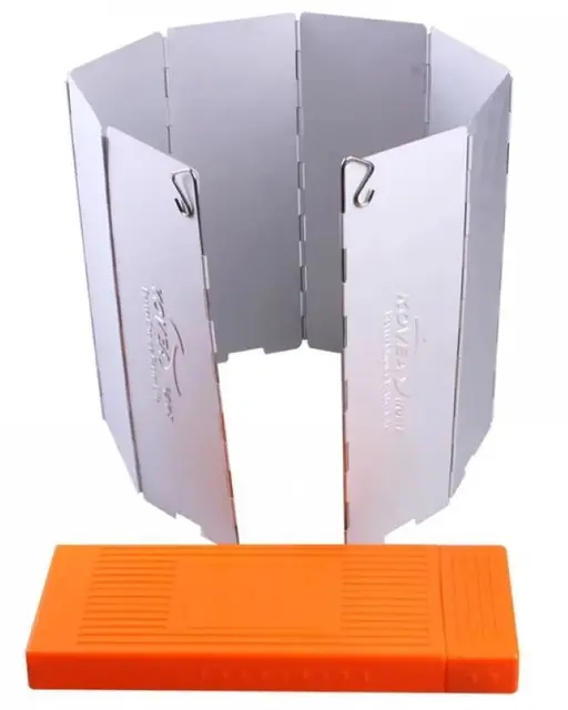 Kovea vindskjerm Vindskjerm gir bedre effekt på brennere 