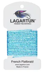 Lagartun Flatbraid Fluo Blue 5mm bred