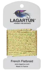 Lagartun Flatbraid Varigated Gold 5mm bred