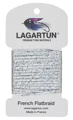 Lagartun Flatbraid Varigated Silver 5mm bred