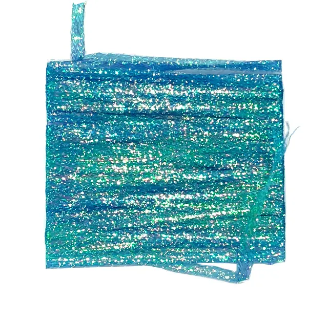 Lagartun Flatbraid Fluo Blue 5mm bred 