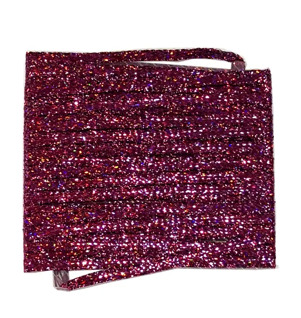 Lagartun Flatbraid Fuchsia Holo 5mm bred 