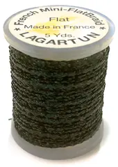 Lagartun Mini-Flatbraid Dark Peacock