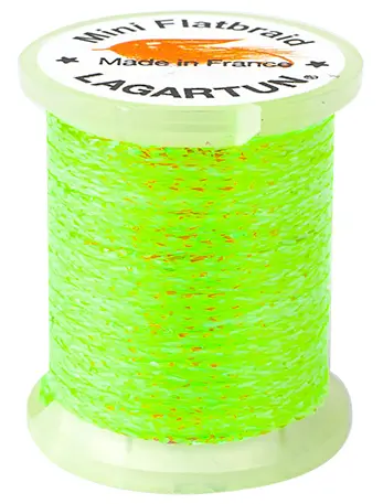 Lagartun Mini-Flatbraid Fluo Yellow 