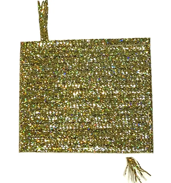 Lagartun Flatbraid Gold Holo 5mm bred 