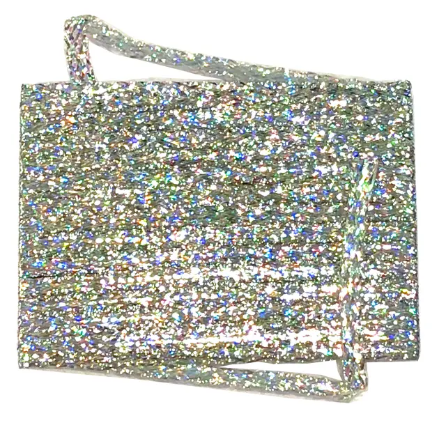 Lagartun Flatbraid Varigated Silver 5mm bred 