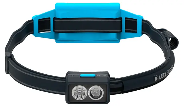 LED Lenser Hodelykt NEO5R Black/Blue, 600 lumen 