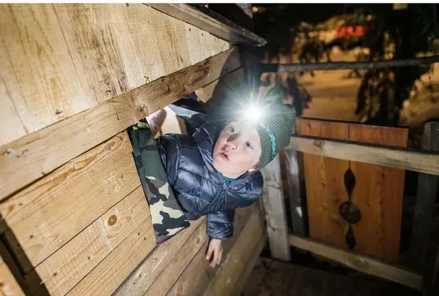 Ledlenser Kidled 4R 40lm Green ES Oppladbar hodelykt til barn 