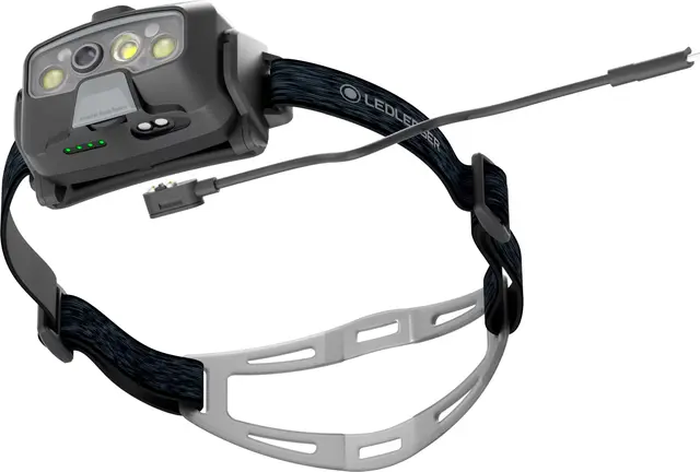 LED Lenser HF8R Core Black Praktisk hodelykt med adaptivt lys 