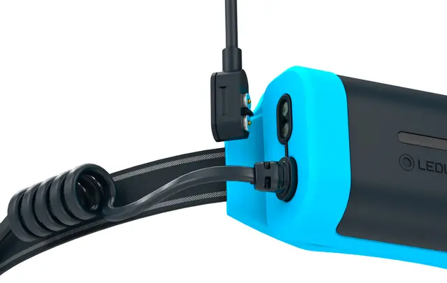 LED Lenser Hodelykt NEO9R Black/Blue 1200 lumen 