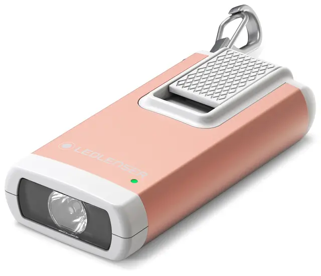 LED Lenser K6R nøkkelringlykt Rose Gold Oppladbar med hele 400 lumen 