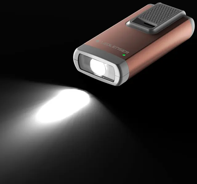 LED Lenser K6R nøkkelringlykt Rose Gold Oppladbar med hele 400 lumen 