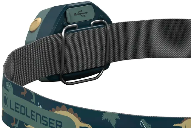 Ledlenser Kidled 4R 40lm Green ES Oppladbar hodelykt til barn 