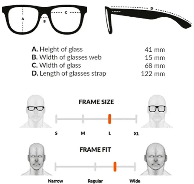 Leech ATW2 Black Polariserte solbriller med grå linse 