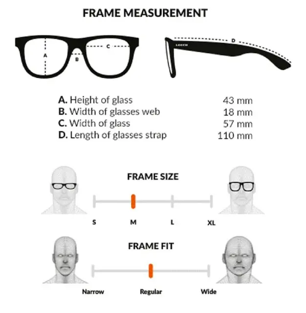 Leech Hawk Black Polariserte solbriller med grå linse 