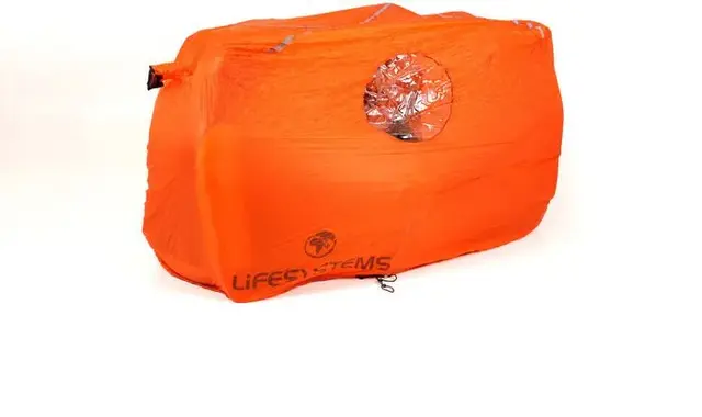 Lifesystems Survival Shelter 4 Orange Lett vindsekk som rommer 4 personer 