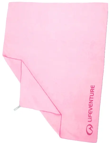 Lifeventure Soft Fibre Trek Towel L Kompakt turhåndkle, Rosa 