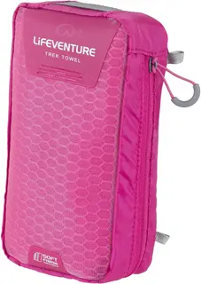 Lifeventure Soft Fibre Trek Towel Kompakt turh&#229;ndkle, Rosa