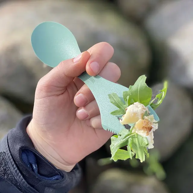 Light My Fire Spork hazyblue Skje, kniv og gaffel på en gang 