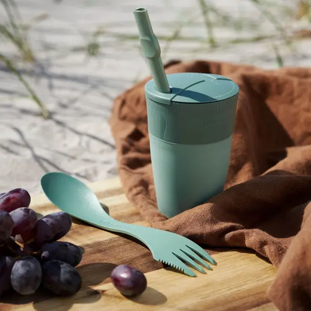 Light My Fire Spork hazyblue Skje, kniv og gaffel på en gang 