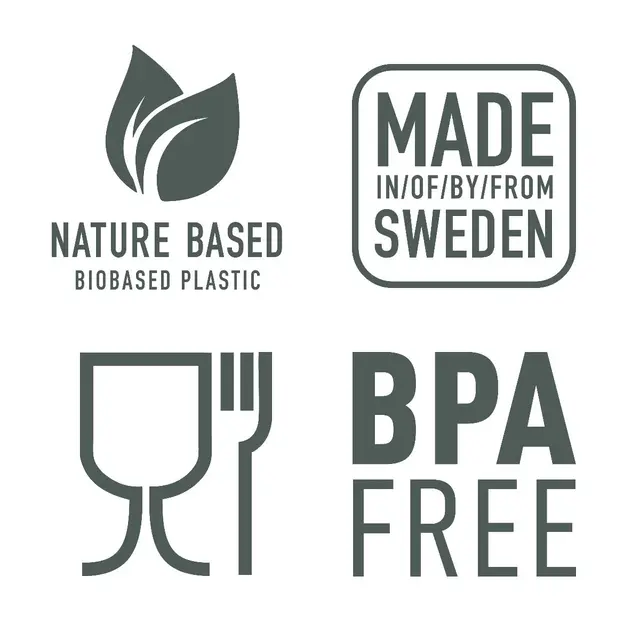 Light My Fire Spork hazyblue Skje, kniv og gaffel på en gang 