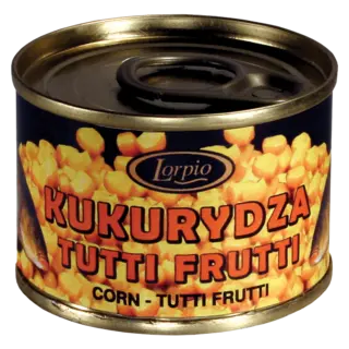 Lorpio Corn Flavoured 70g Tutti Frutti Aromatisk attraktor