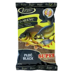 Lorpio Groundbait Super 1kg Roach Black Meitefor