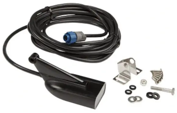 Lowrance HDI Svinger 83/200 455/800KHZ 6m kabel og monteringsbrakett, Blå plugg 