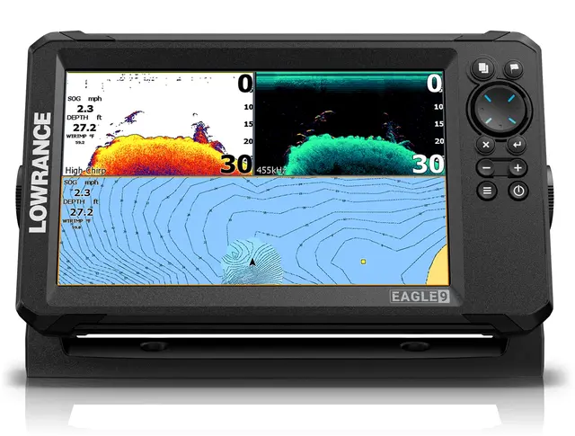 Lowrance Eagle 9" 50/200 HDI Ekkolodd og kartplotter med svinger 