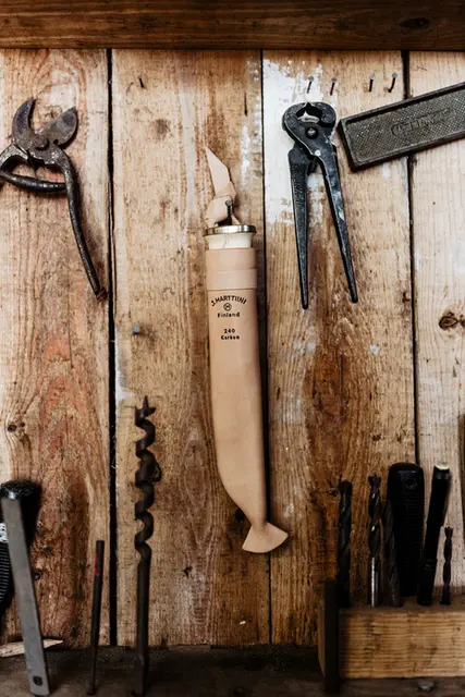 Marttiini Samekniv Carbon 240 Finsk kvalitets samekniv med 13cm blad 