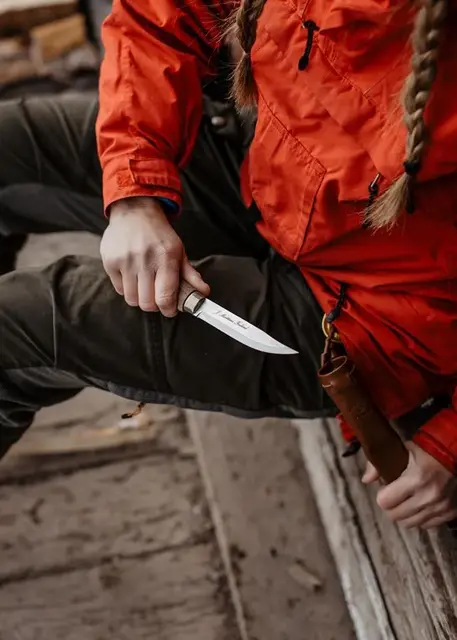 Marttiini Lumberjack Stainless Flott kniv med 11cm blad 