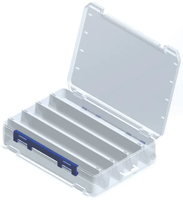 Meiho wobblerboks 250 - 8 wobblere 255x190x60mm 