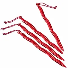 MSR Cyclone Stake Kit 24cm 4 solide teltplugger med lav vekt
