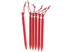 MSR Mini GroundHog Stake Kit 6 solide teltplugger med lav vekt