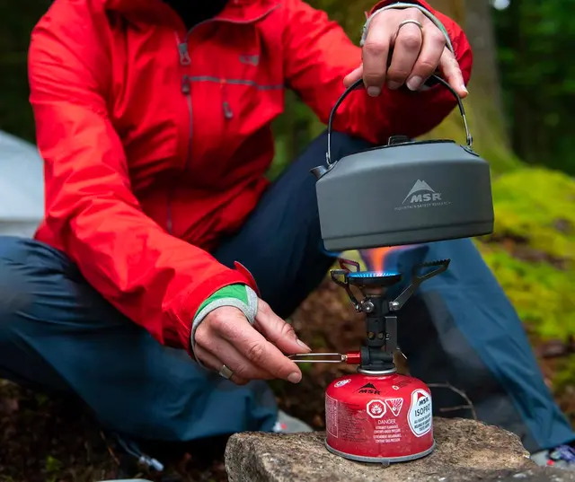 MSR Pocket Rocket DLX Ultralett gassbrenner med stor flate 