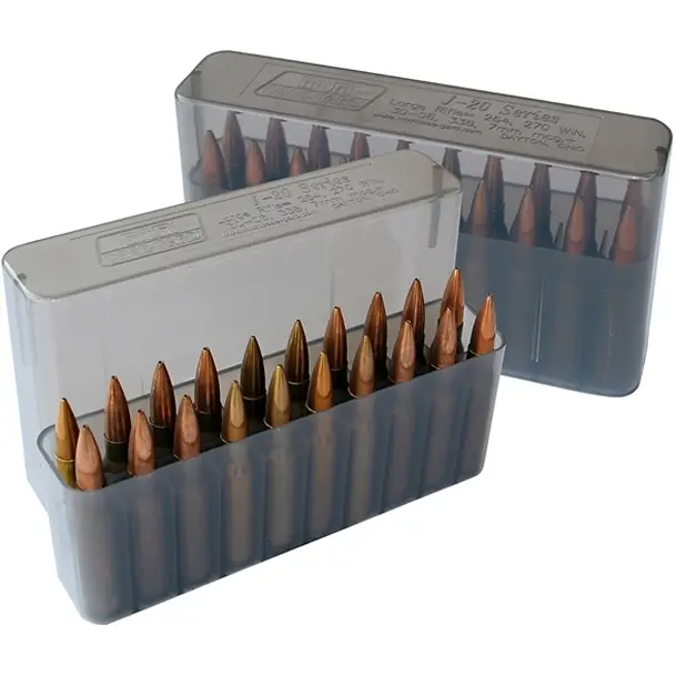 MTM Patronboks 20-skd Magnum Rifle J-20-LLD, 20-skd patronboks 300Win/7mm 