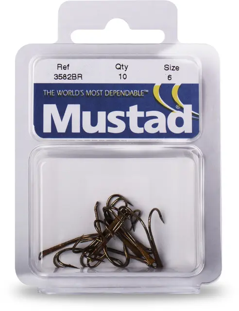 Mustad 3582BR Fly Double #14 Ørret, sjøørret, laks og oterfiske 