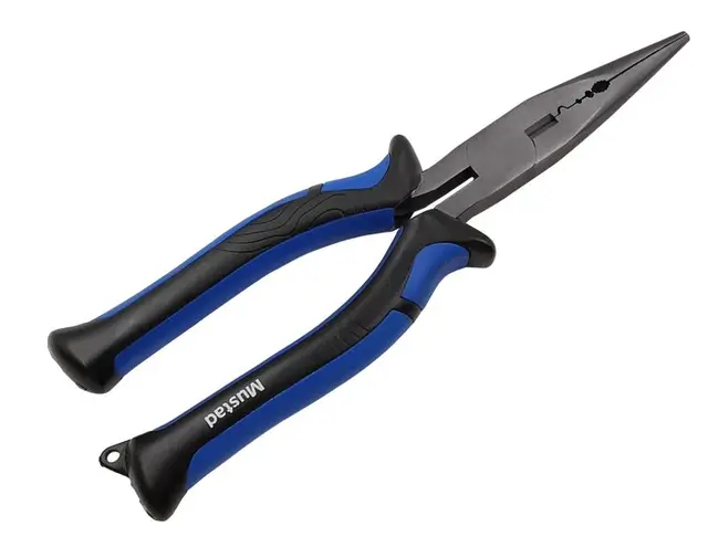 Mustad Straight Nose Plier Med avbiter,crimper og krokløsner 