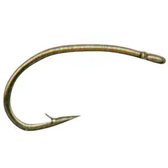 Mustad C49S Caddis Curved Straight #20 T&#248;rrfluekrok - allround (25stk)