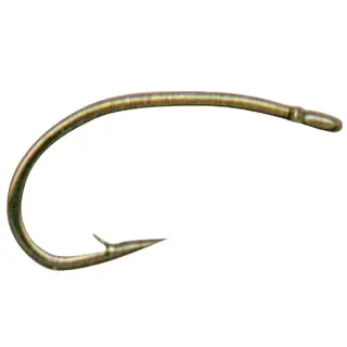 Mustad C49S Caddis Curved Straight T&#248;rrfluekrok - allround (25stk)