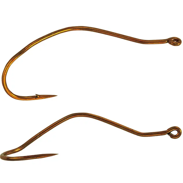 Mustad Slow Death 33862NP-BR #4 Perfekt til børstemark 10 stk 
