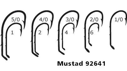 Mustad 92641 Beak Baitholder #2 10 stk 